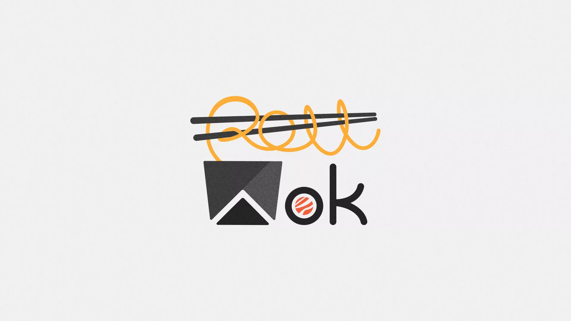Разработка логотипа в Моздоке для суши-бара «Roll Wok Club» Разработка логотипа в Моздоке для суши-бара «Roll Wok Club»